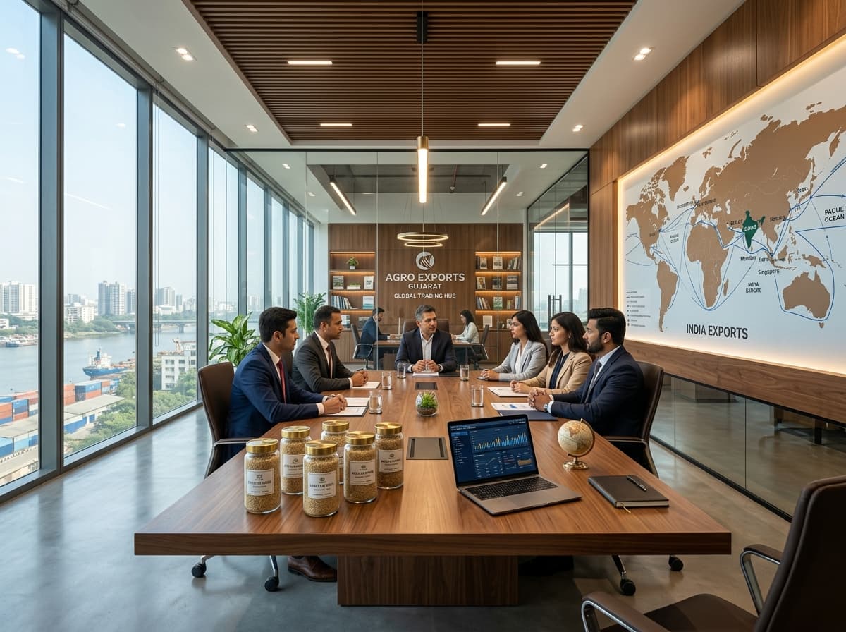 Seabird EXIM corporate trade operations desk in Surat, Gujarat
